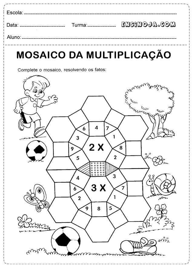 Atividade de Matemática para o 3º ano do Ensino Fundamental