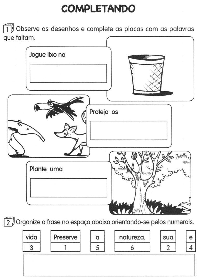 Atividades para o dia do meio ambiente Ensino Já