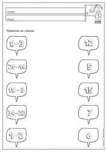 Atividades De Adi O E Subtra O E Ano Ensino J