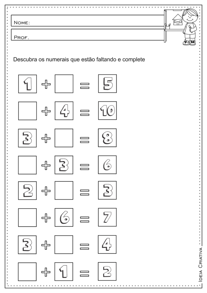 Atividades De Adi O E Subtra O E Ano Ensino J