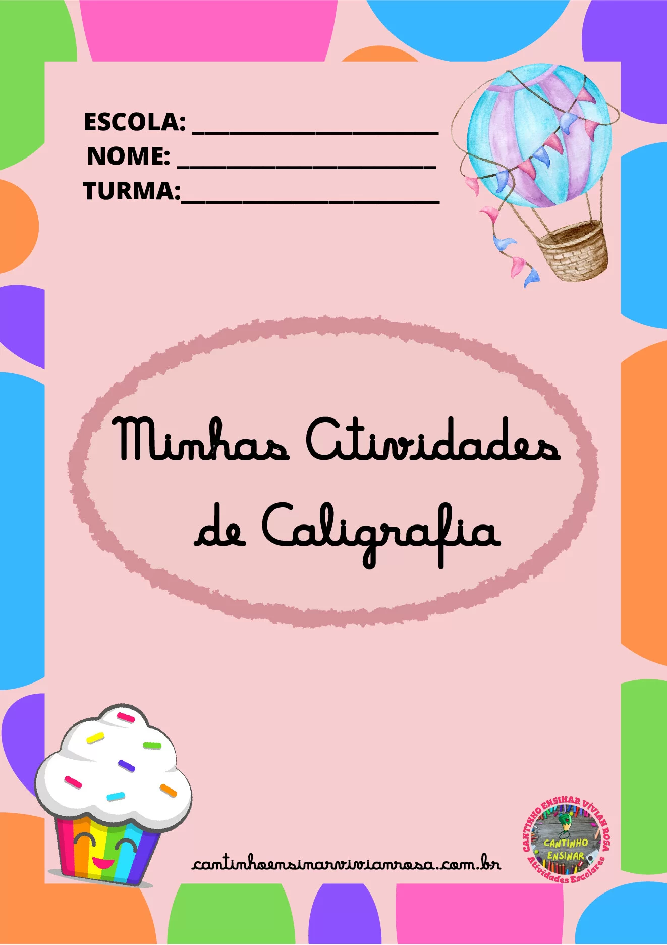 Atividades de caligrafia para 1º ao 3º ano em PDF — p1 | Ensino Já atividades para educação infantil (ensinoja.com)