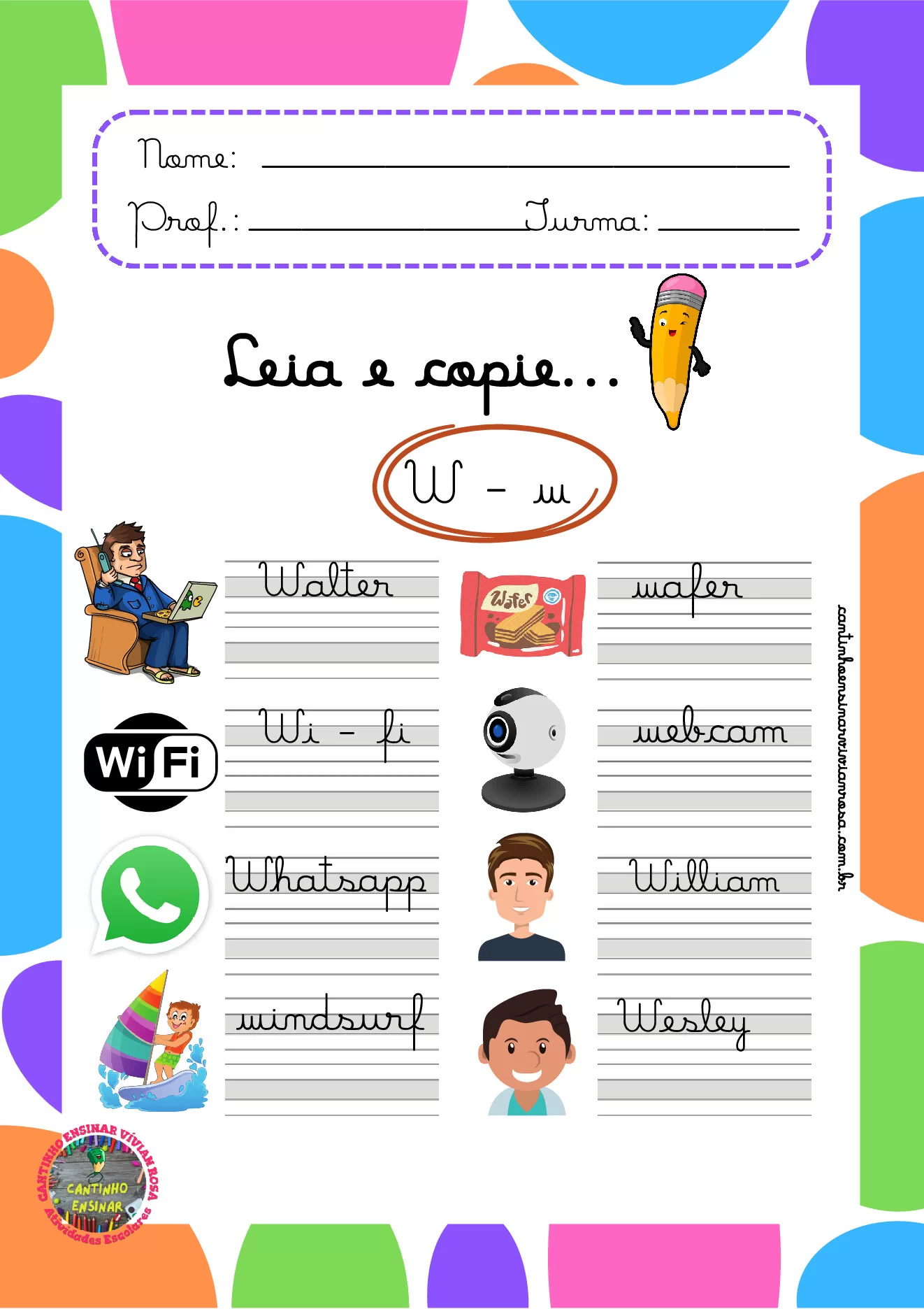 Atividades de caligrafia para 1º ao 3º ano em PDF — p26 | Ensino Já atividades para educação infantil (ensinoja.com)