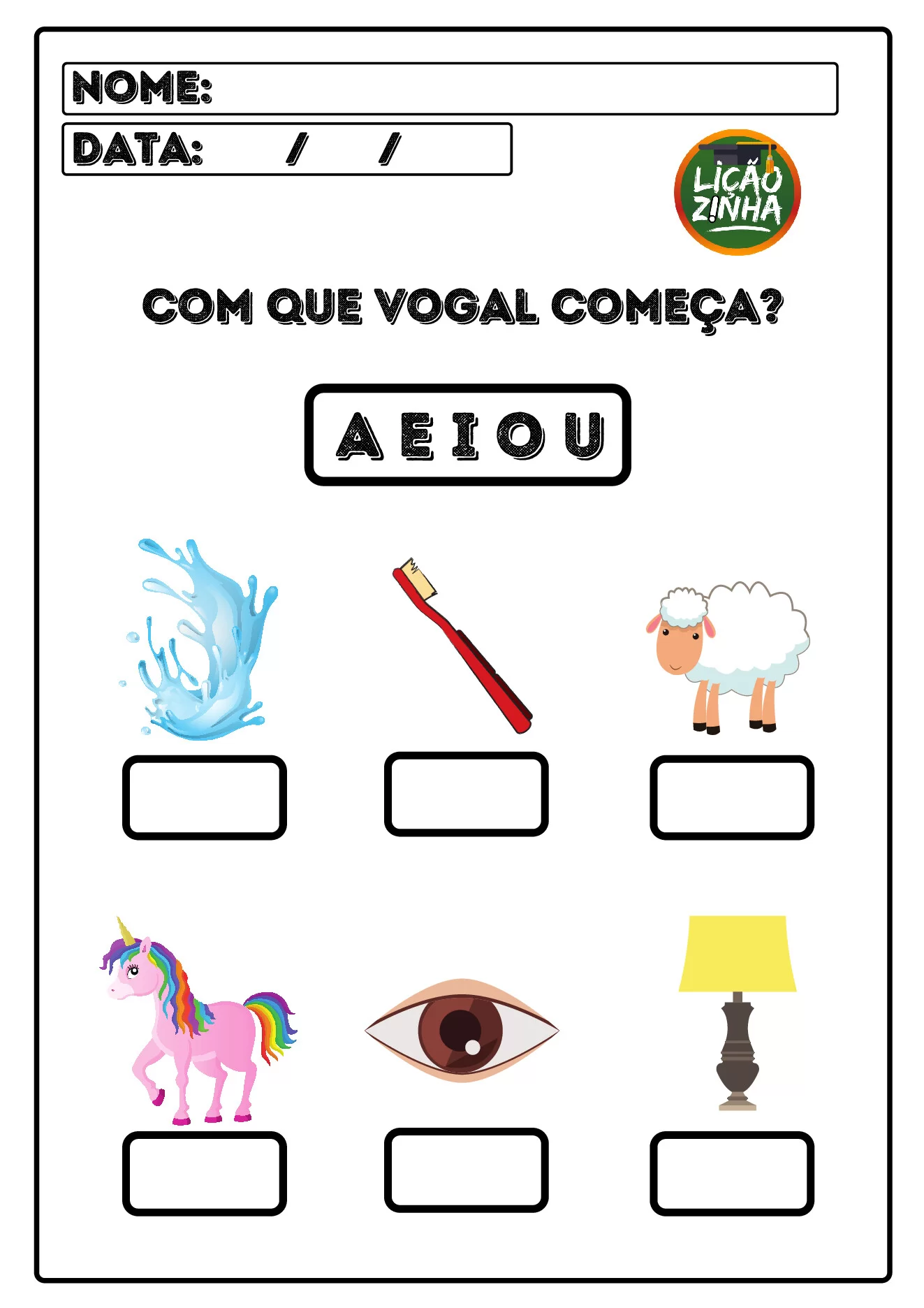 Atividades educativas para crianças diversas — p7 | Ensino Já atividades para educação infantil (ensinoja.com)