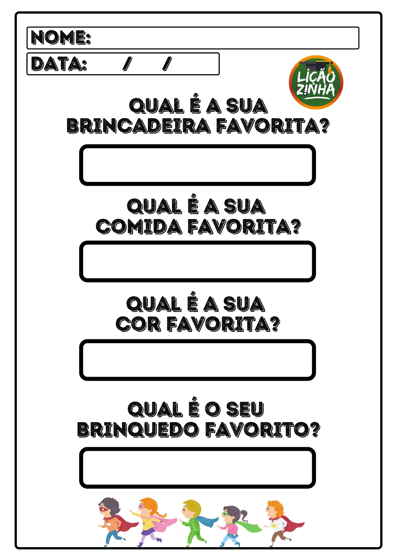 Atividades educativas para crianças diversas — p9 | Ensino Já atividades para educação infantil (ensinoja.com)