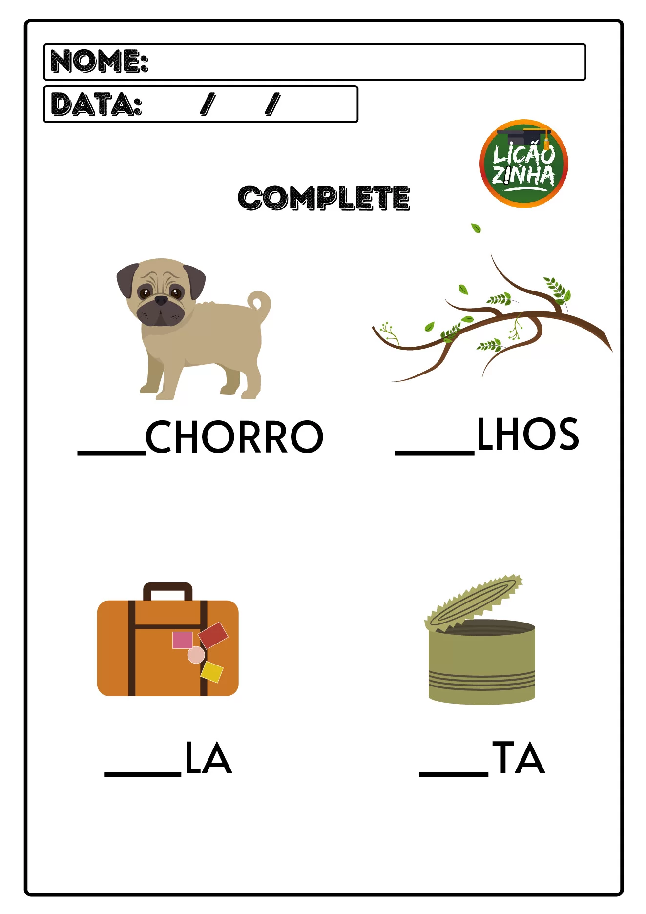 Atividades educativas para crianças diversas — p23 | Ensino Já atividades para educação infantil (ensinoja.com)