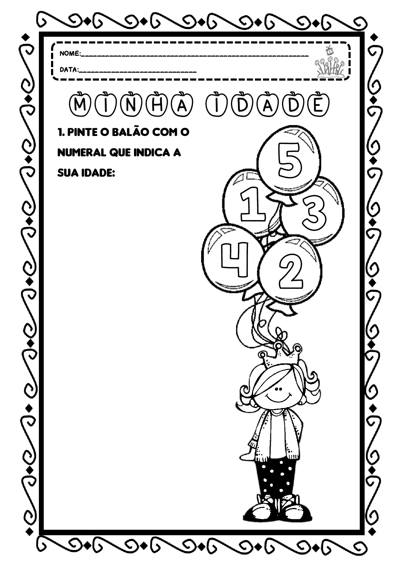 Atividades para autoconhecimento infantil — p3 | Ensino Já atividades para educação infantil (ensinoja.com)
