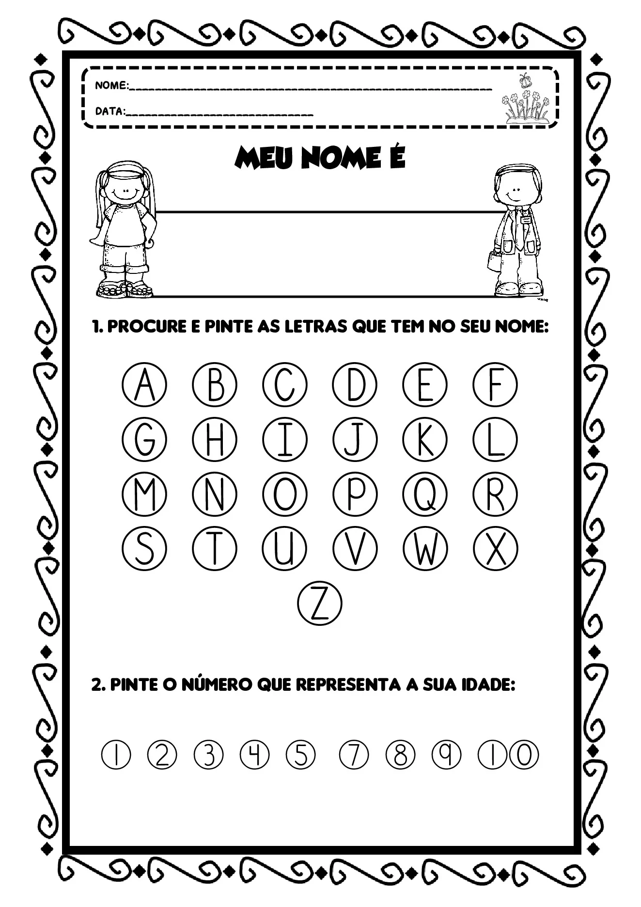 Atividades para autoconhecimento infantil — p6 | Ensino Já atividades para educação infantil (ensinoja.com)