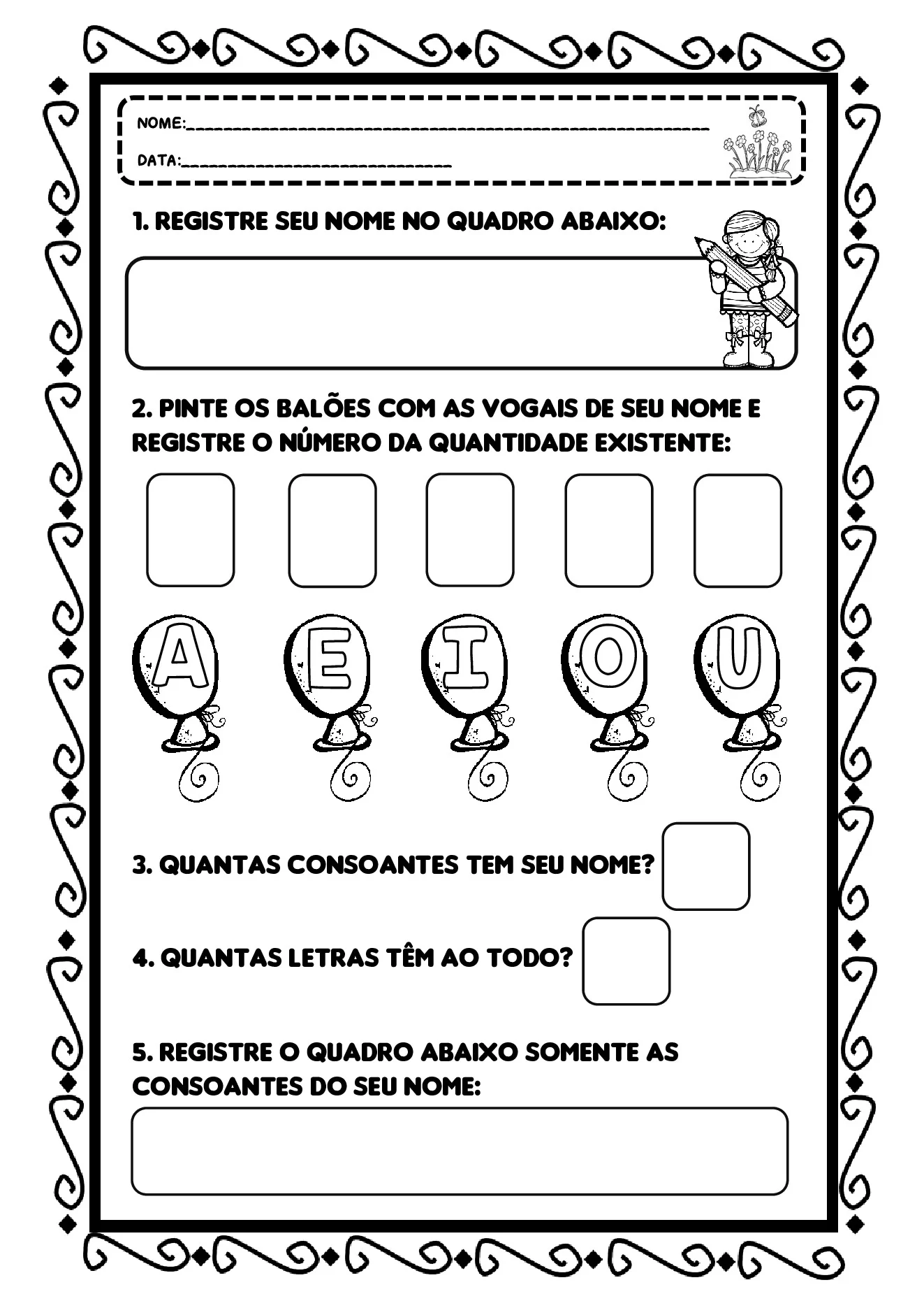 Atividades para autoconhecimento infantil — p7 | Ensino Já atividades para educação infantil (ensinoja.com)