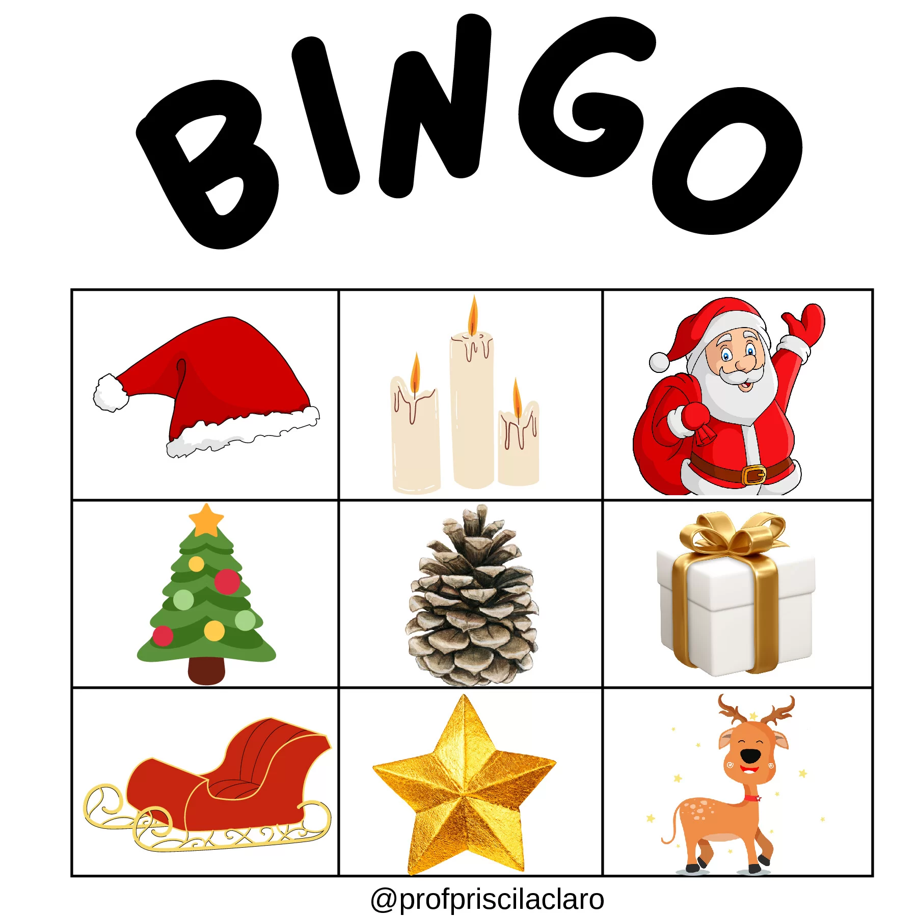 Bingo natalino: diversão e aprendizado para todos — p7 | Ensino Já atividades para educação infantil (ensinoja.com)
