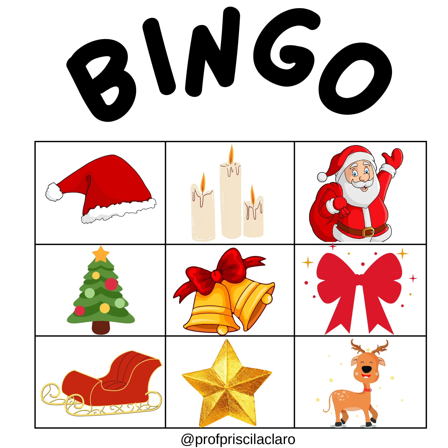 Bingo natalino: diversão e aprendizado para todos — p10 | Ensino Já atividades para educação infantil (ensinoja.com)