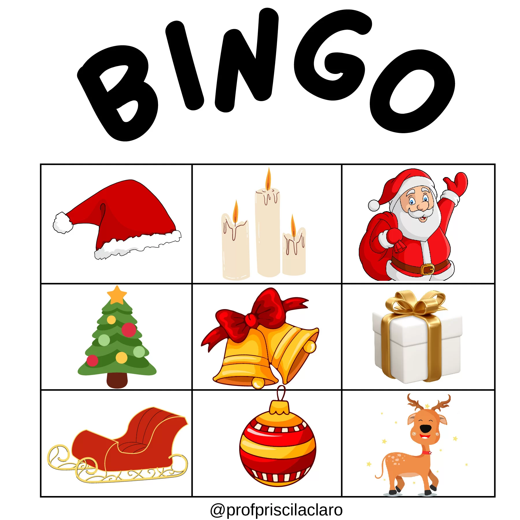 Bingo natalino: diversão e aprendizado para todos — p11 | Ensino Já atividades para educação infantil (ensinoja.com)