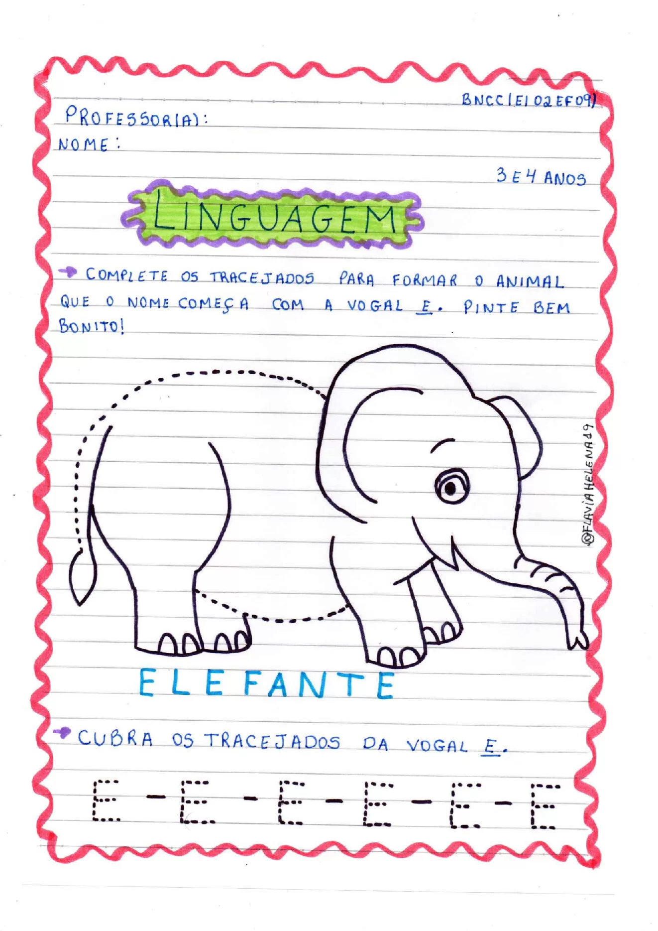 Kit de atividades de 3 a 5 anos — p5 | Ensino Já atividades para educação infantil (ensinoja.com)