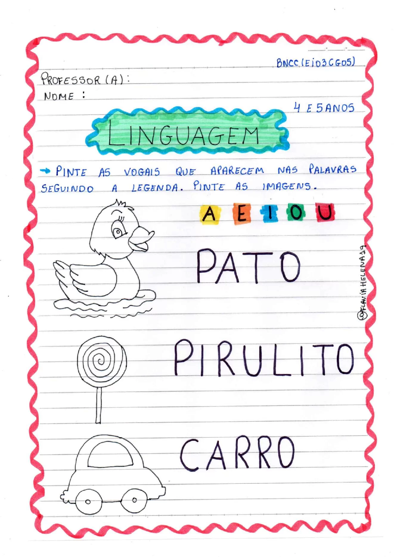 Kit de atividades de 3 a 5 anos — p14 | Ensino Já atividades para educação infantil (ensinoja.com)
