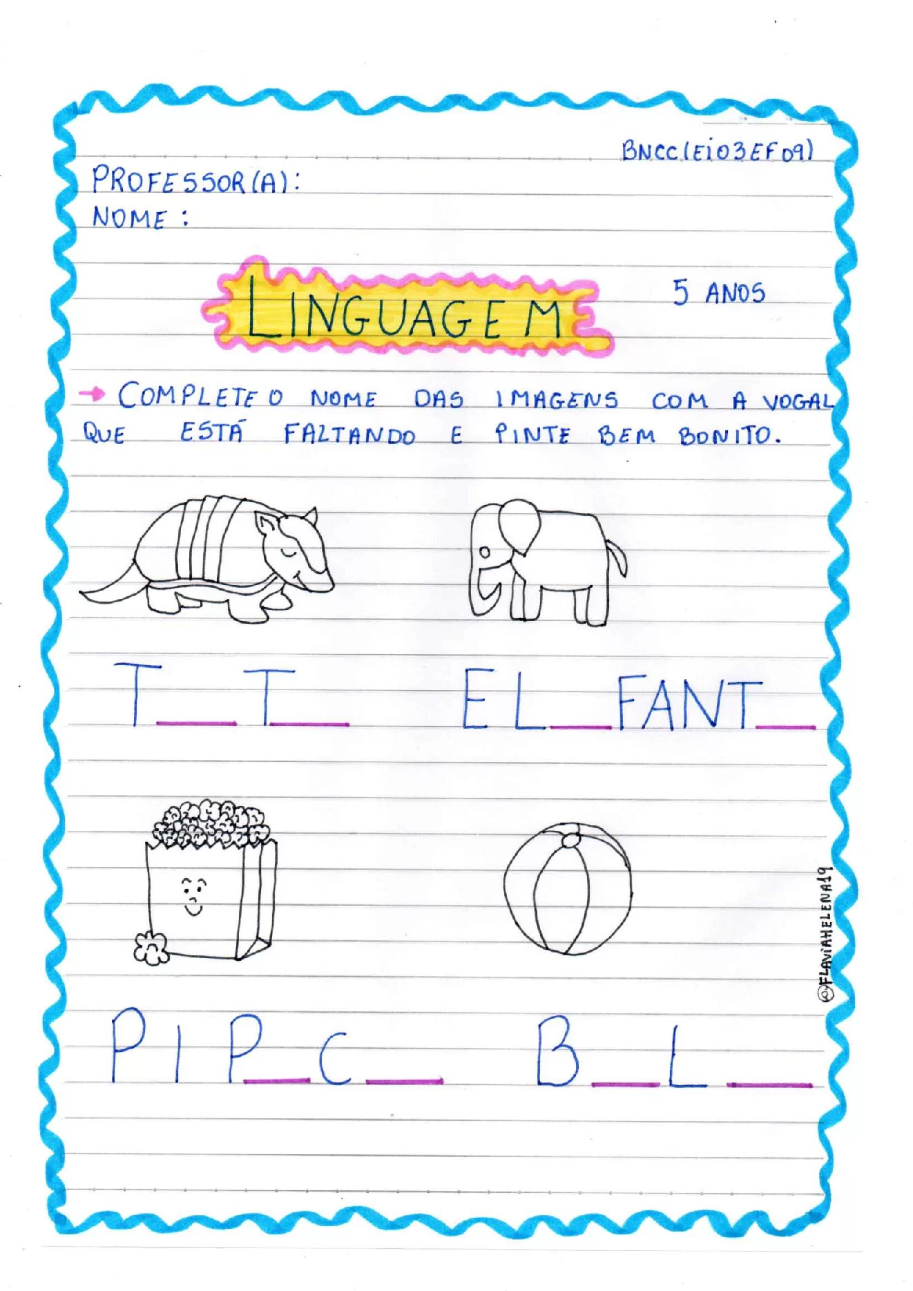 Kit de atividades de 3 a 5 anos — p16 | Ensino Já atividades para educação infantil (ensinoja.com)