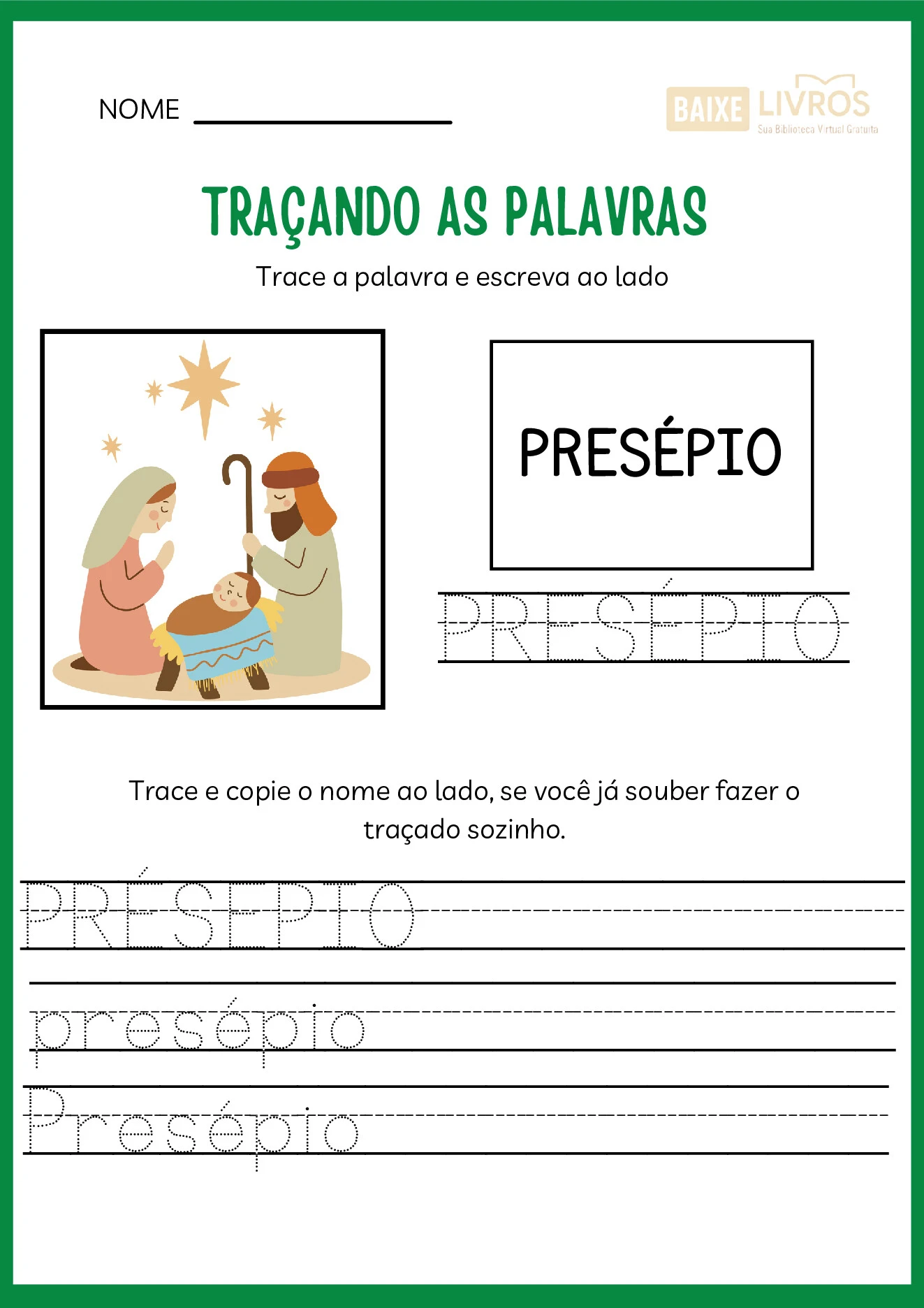 Atividades de caligrafia para o Natal — p20 | Ensino Já atividades para educação infantil (ensinoja.com)