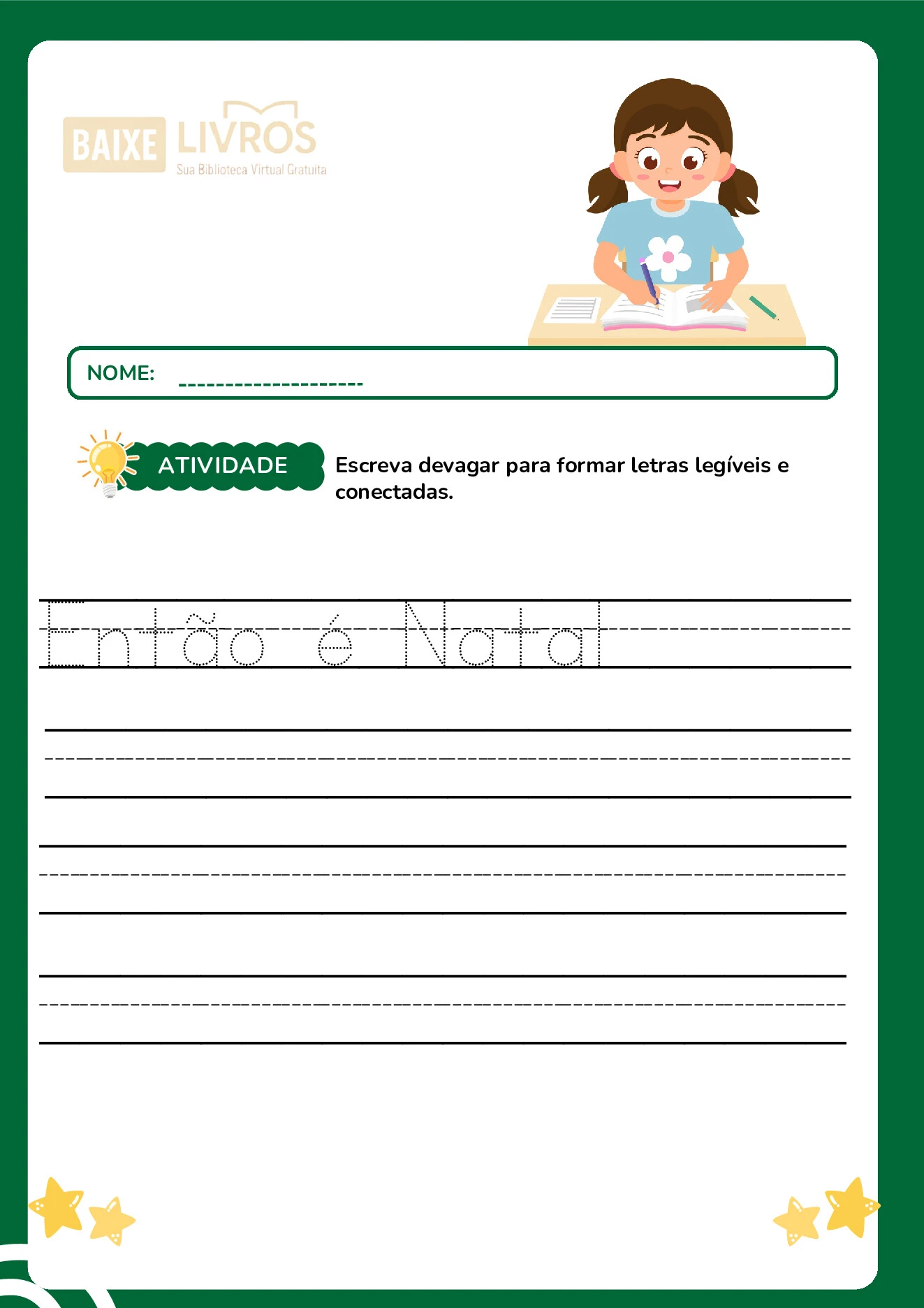 Atividades de caligrafia para o Natal — p30 | Ensino Já atividades para educação infantil (ensinoja.com)