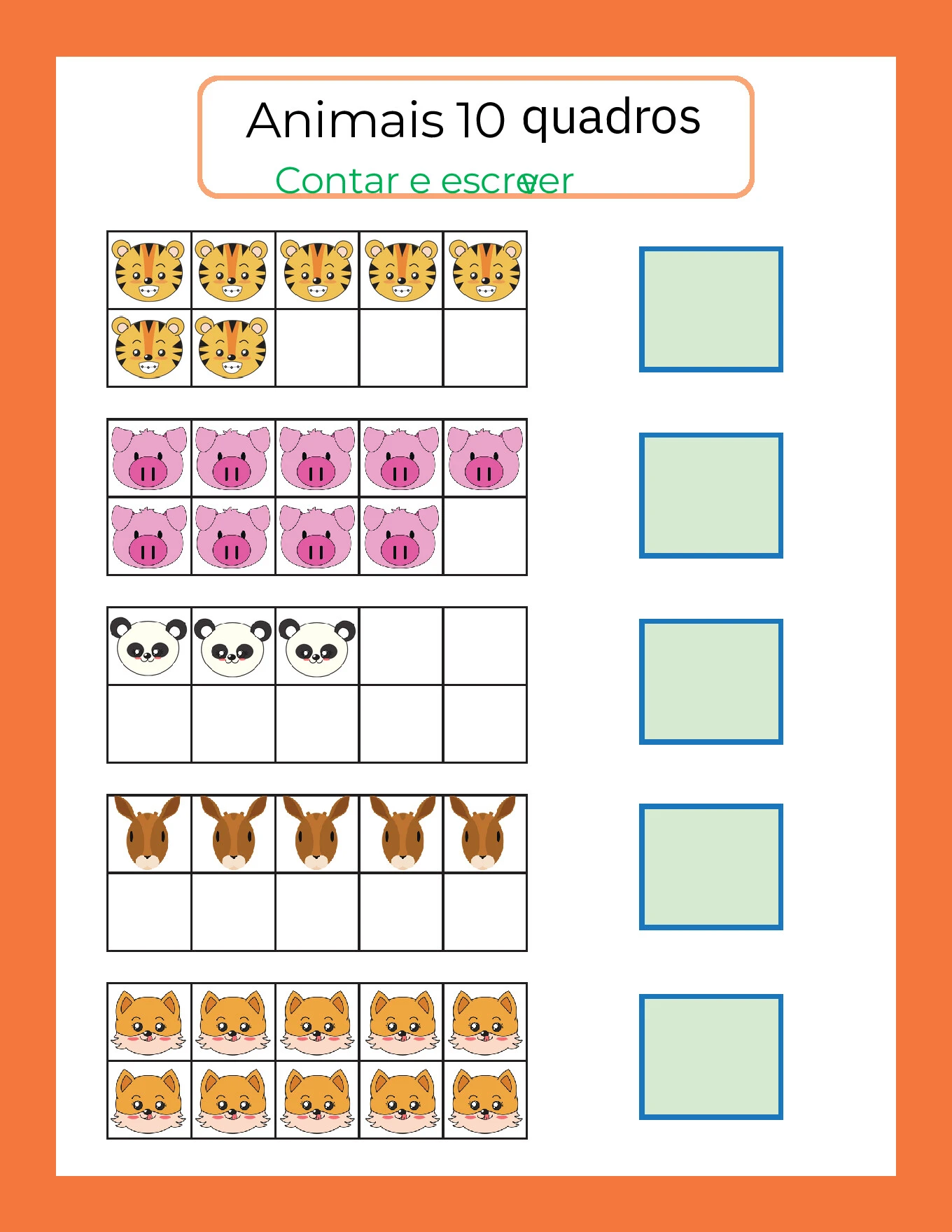 Atividades de contagem com as mãos para crianças — p9 | Ensino Já atividades para educação infantil (ensinoja.com)