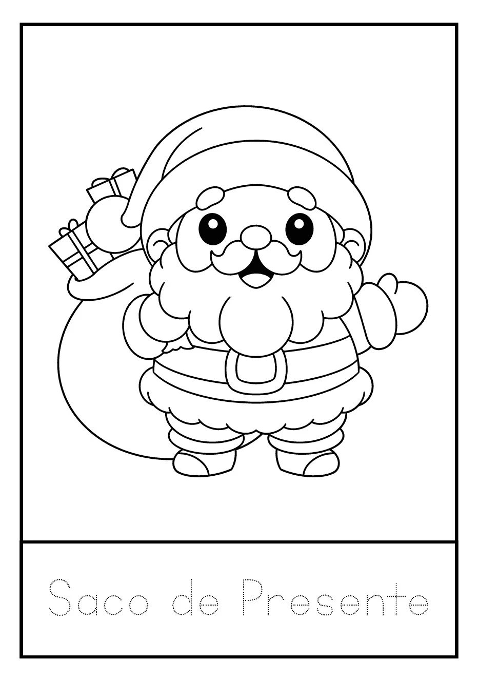 Atividades de Natal para colorir — p4 | Ensino Já atividades para educação infantil (ensinoja.com)