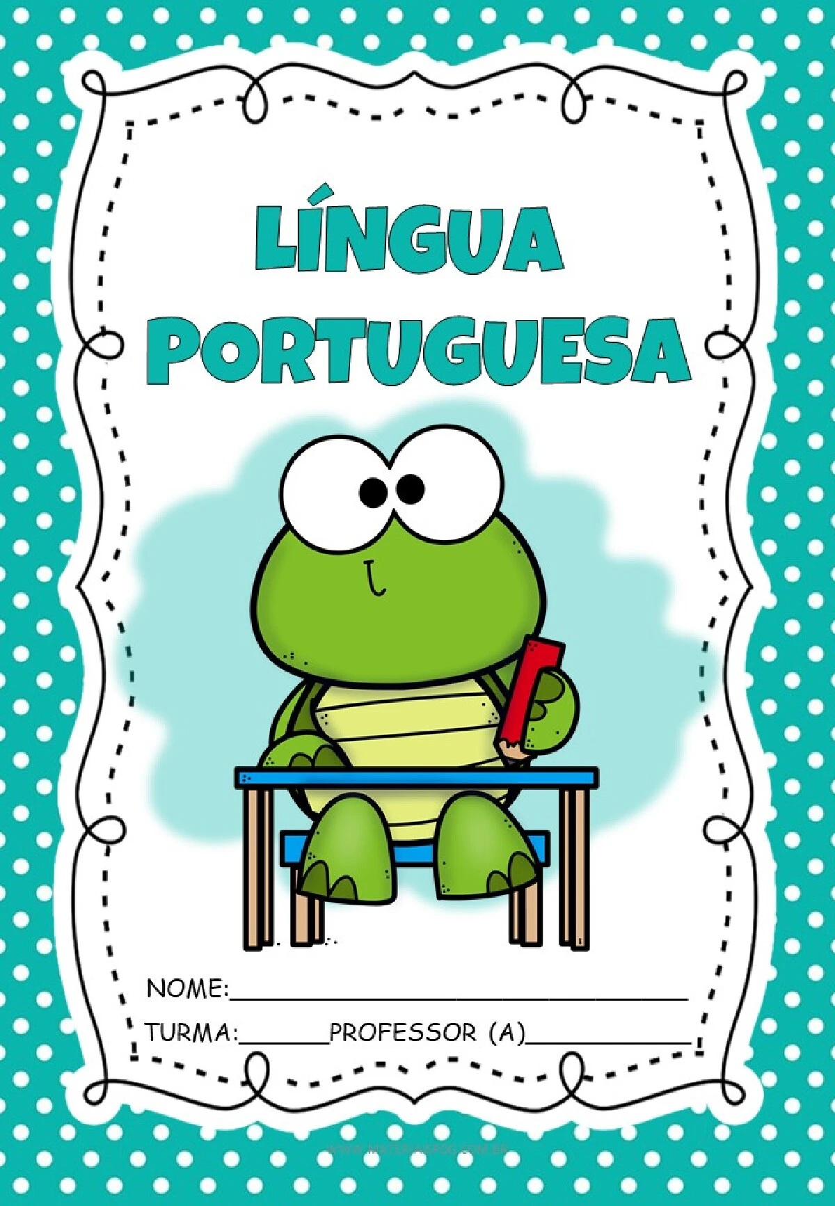 Capas de caderno tartaruga em PDF para imprimir — p3 | Ensino Já atividades para educação infantil (ensinoja.com)