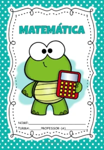 Capas de caderno tartaruga em PDF para imprimir — p4 | Ensino Já atividades para educação infantil (ensinoja.com)