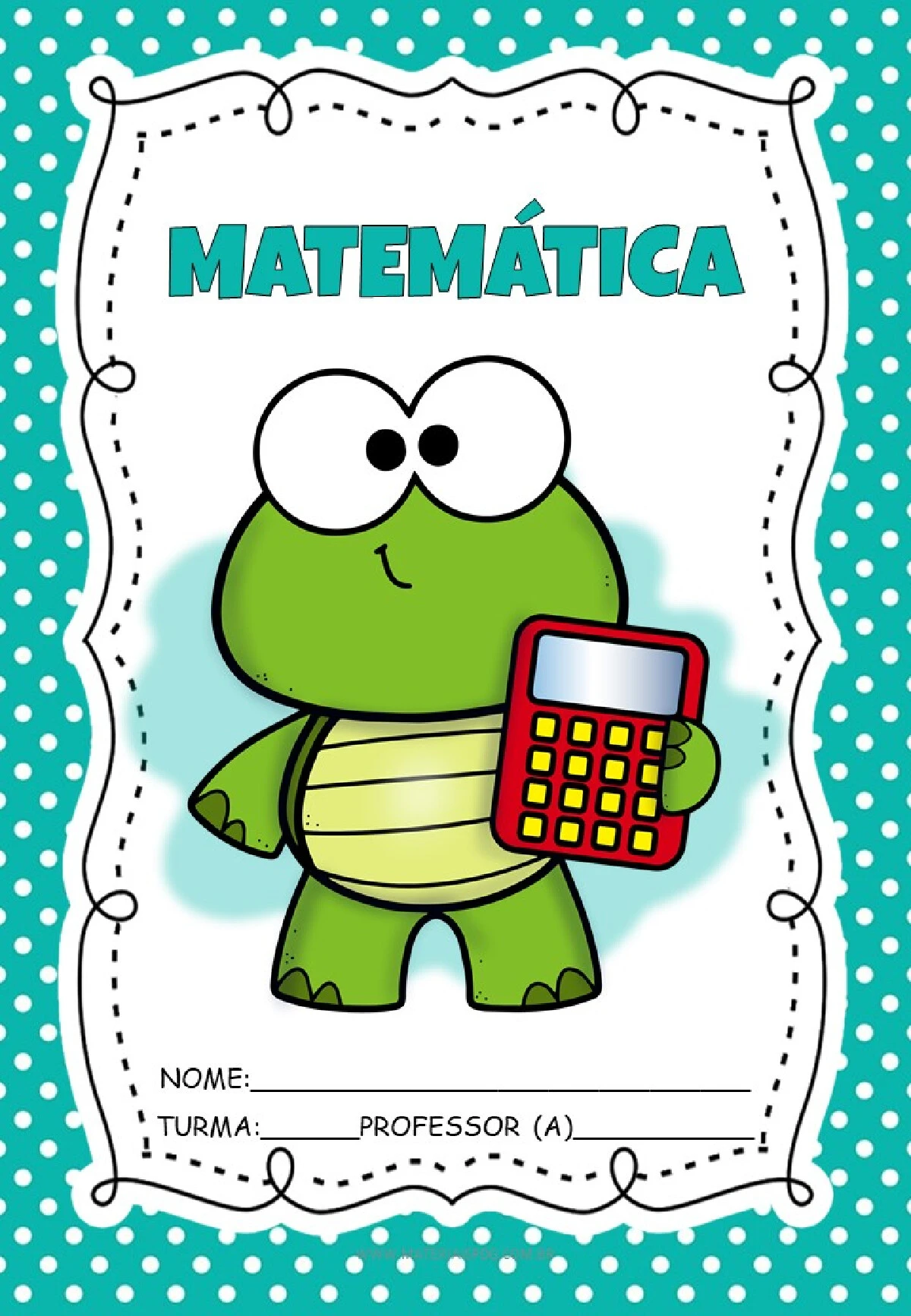 Capas de caderno tartaruga em PDF para imprimir — p4 | Ensino Já atividades para educação infantil (ensinoja.com)