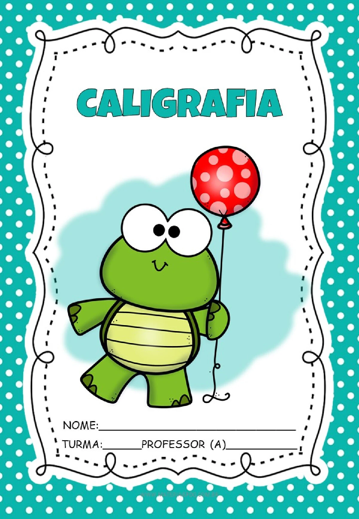 Capas de caderno tartaruga em PDF para imprimir — p12 | Ensino Já atividades para educação infantil (ensinoja.com)