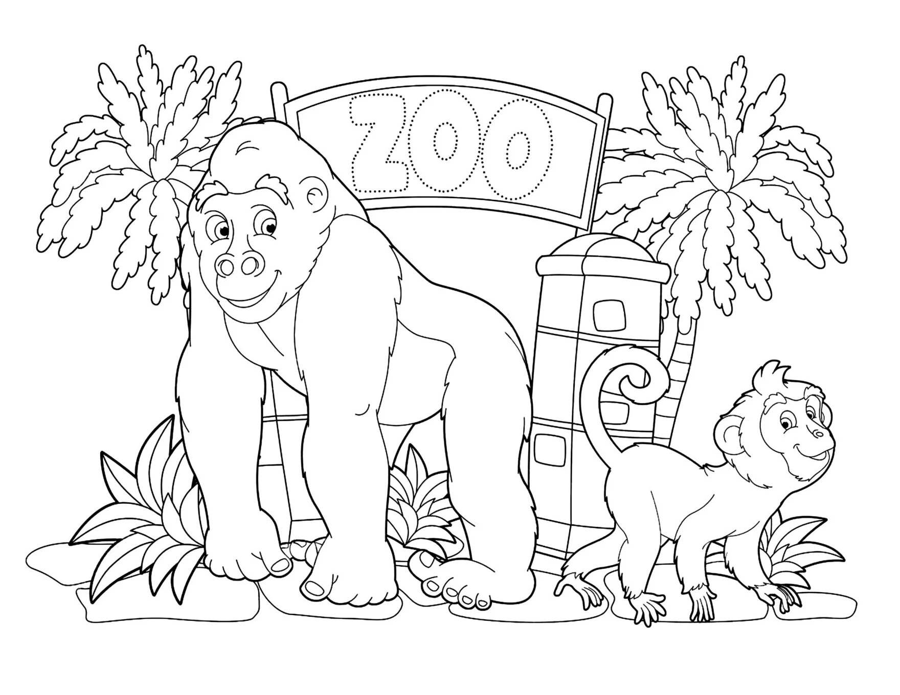 Desenhos de animais Safari para colorir: PDF para imprimir — p4 | Ensino Já atividades para educação infantil (ensinoja.com)