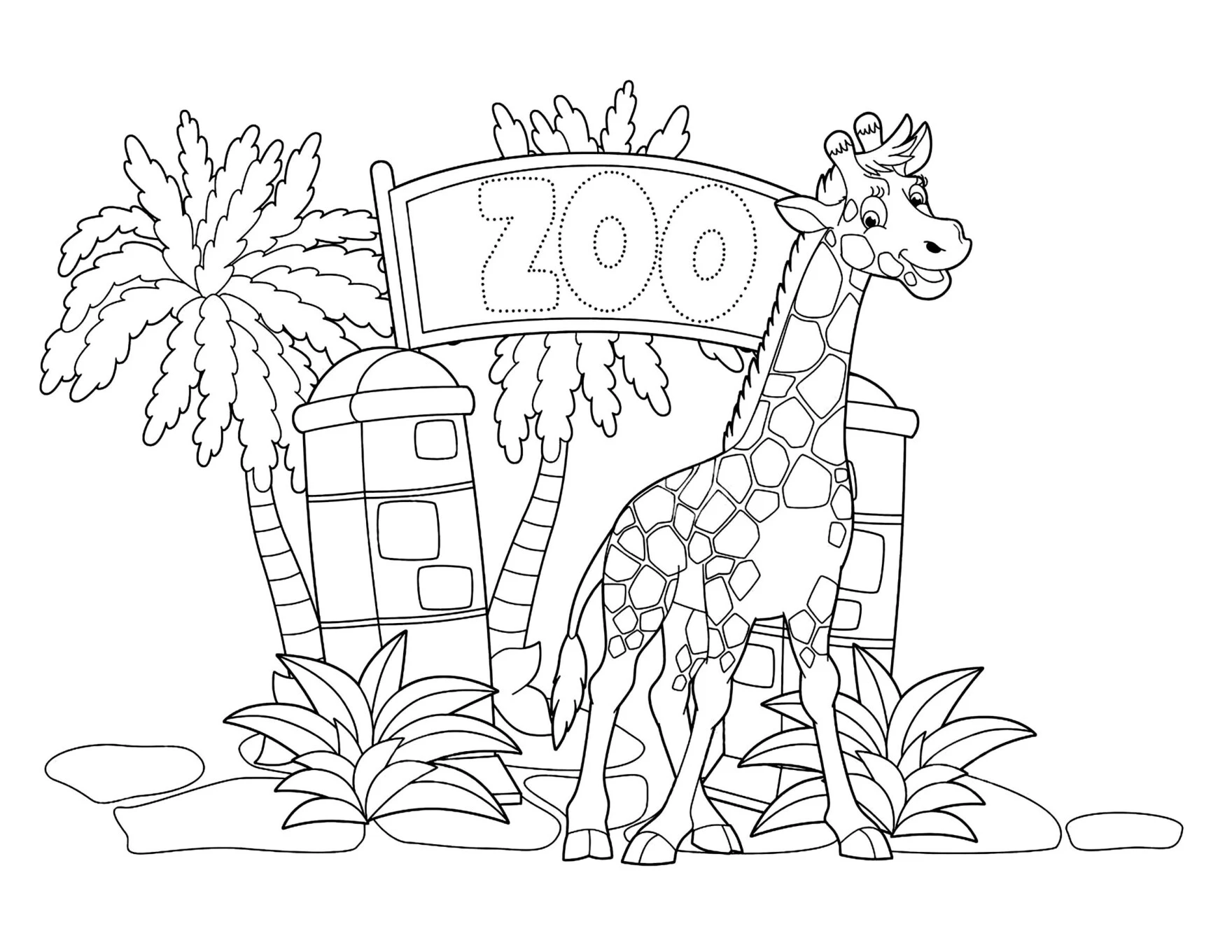 Desenhos de animais Safari para colorir: PDF para imprimir — p5 | Ensino Já atividades para educação infantil (ensinoja.com)