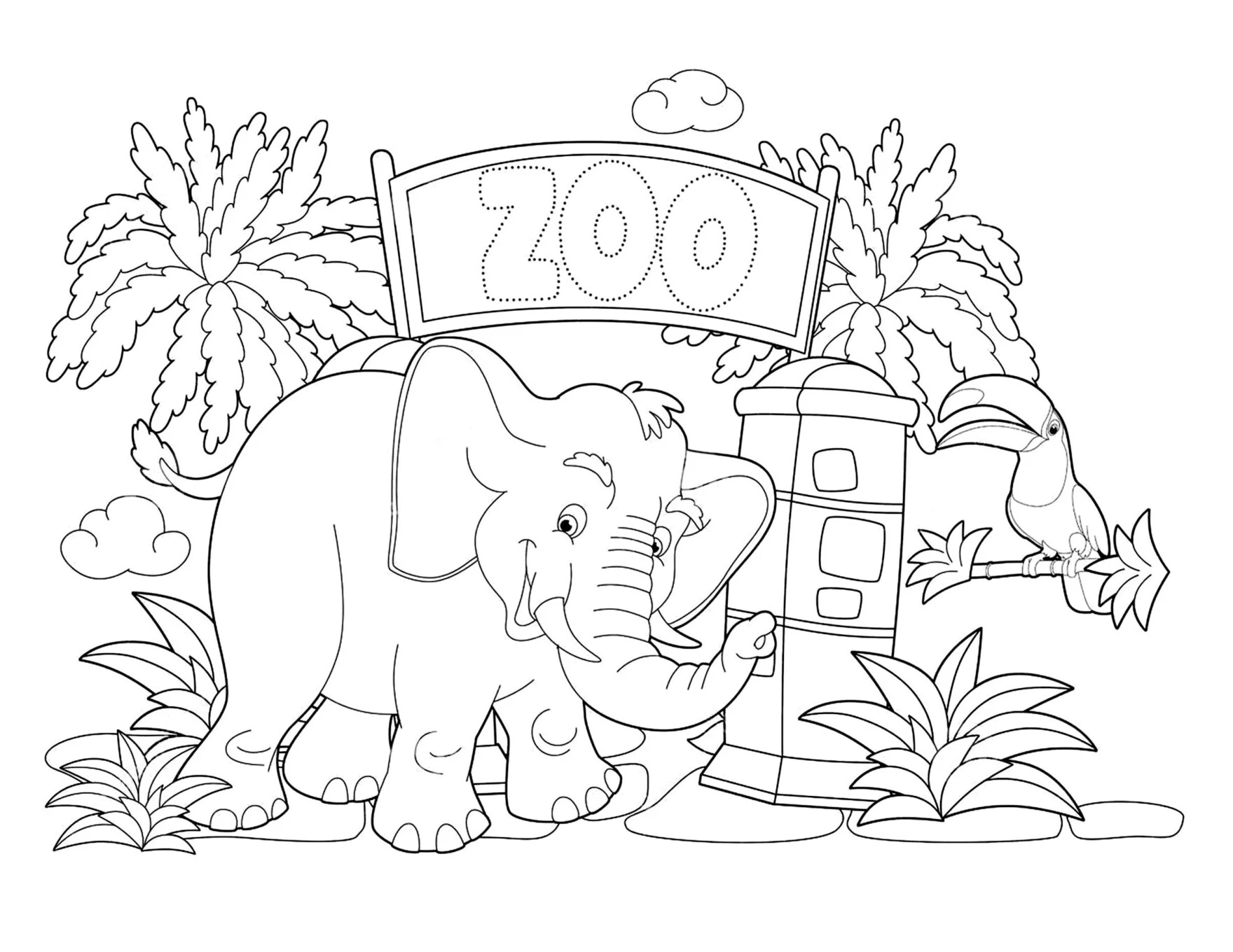 Desenhos de animais Safari para colorir: PDF para imprimir — p8 | Ensino Já atividades para educação infantil (ensinoja.com)