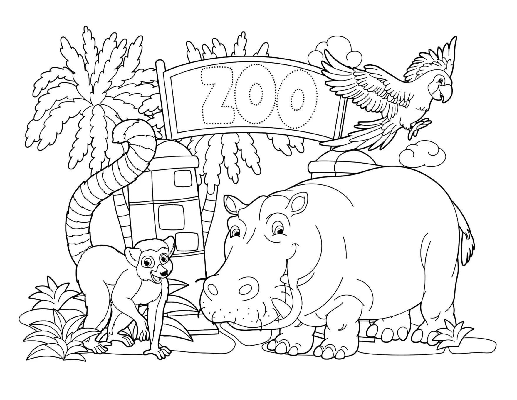 Desenhos de animais Safari para colorir: PDF para imprimir — p10 | Ensino Já atividades para educação infantil (ensinoja.com)