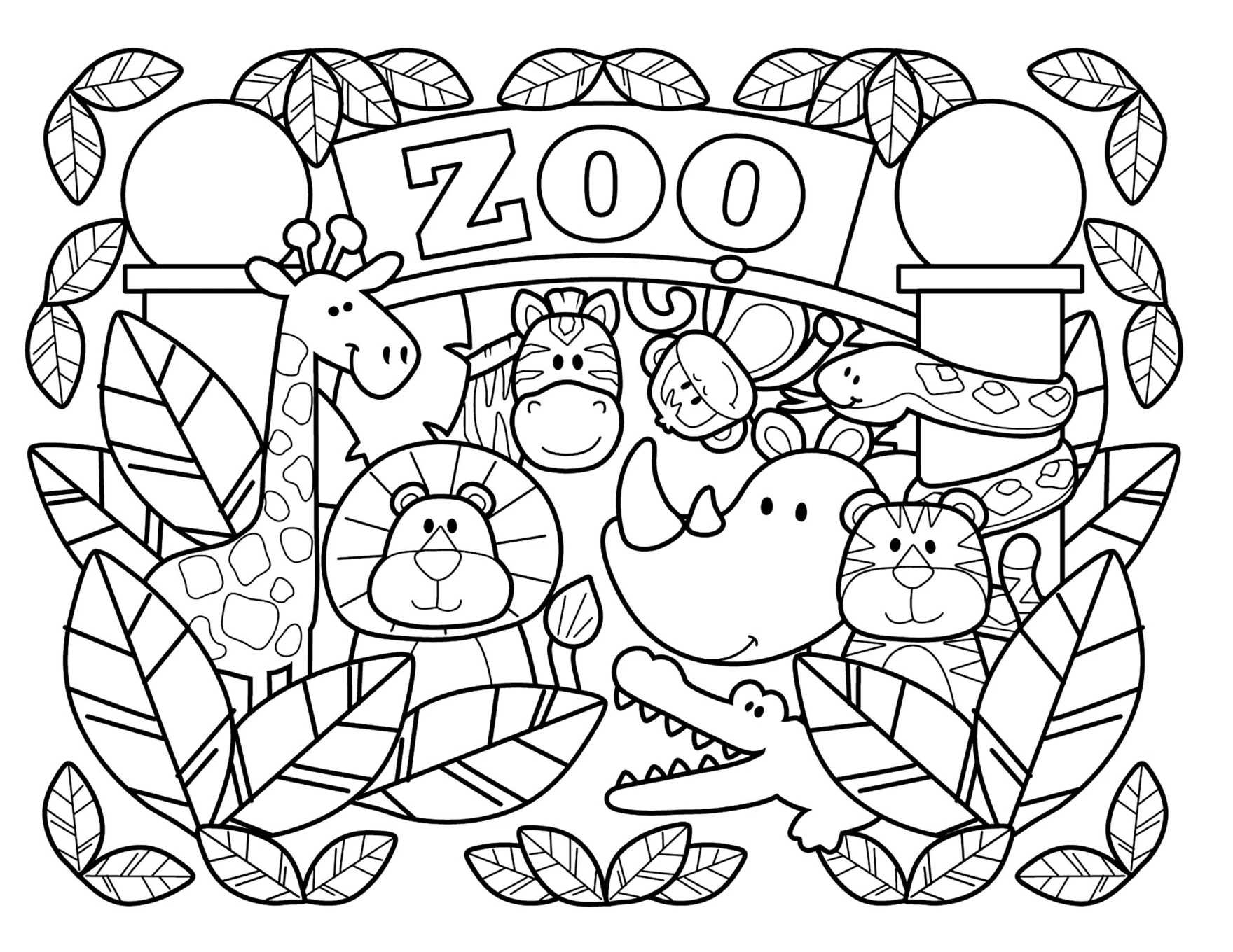 Desenhos de animais Safari para colorir: PDF para imprimir — p15 | Ensino Já atividades para educação infantil (ensinoja.com)