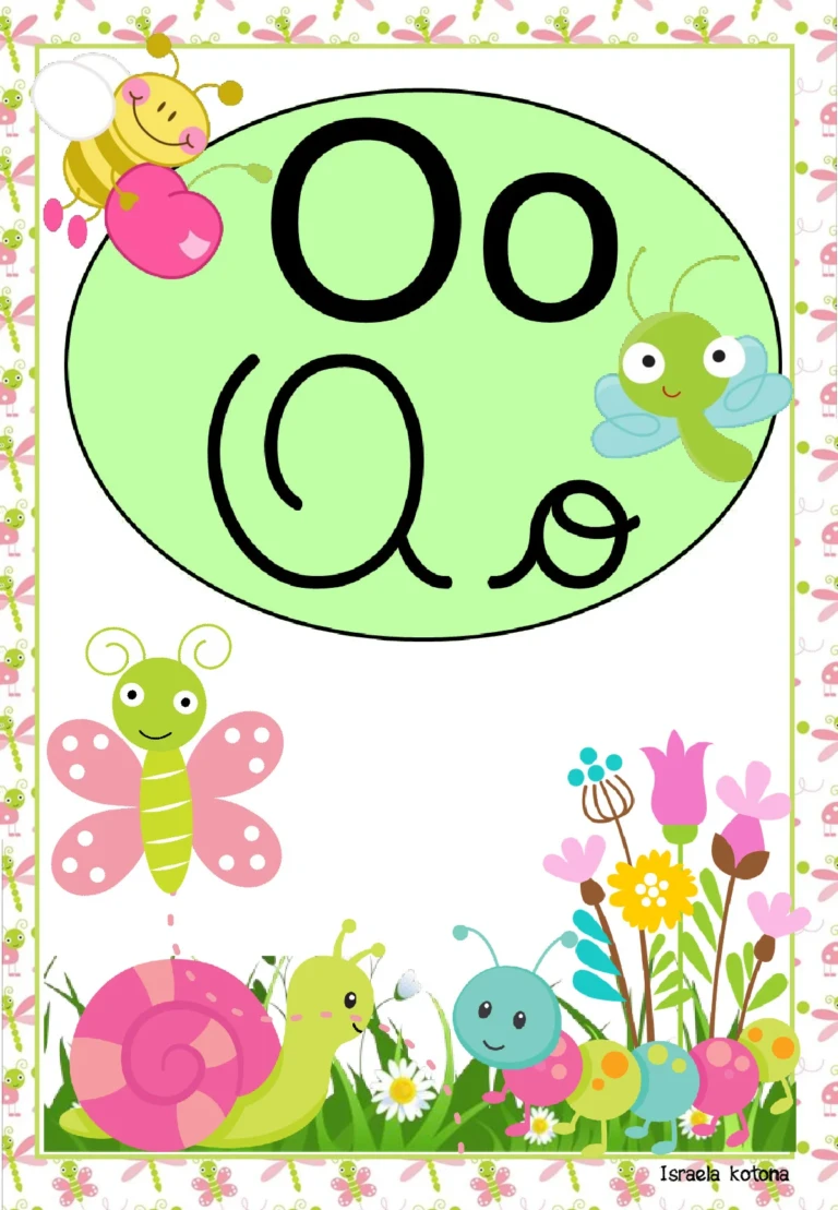 Alfabeto cursivo e bastão com animais do jardim — p15 | Ensino Já atividades para educação infantil (ensinoja.com)