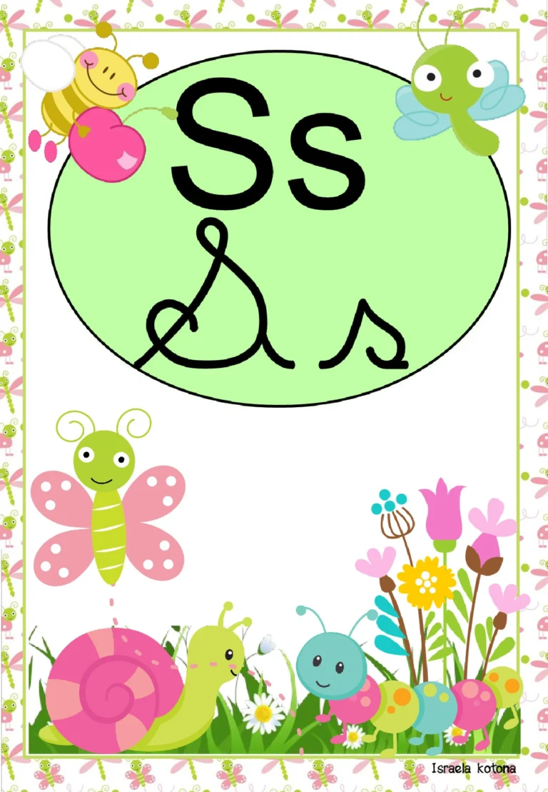 Alfabeto cursivo e bastão com animais do jardim — p19 | Ensino Já atividades para educação infantil (ensinoja.com)