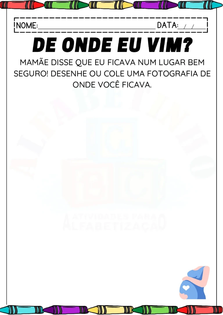 Atividades para explorar a identidade infantil — p1 | Ensino Já atividades para educação infantil (ensinoja.com)
