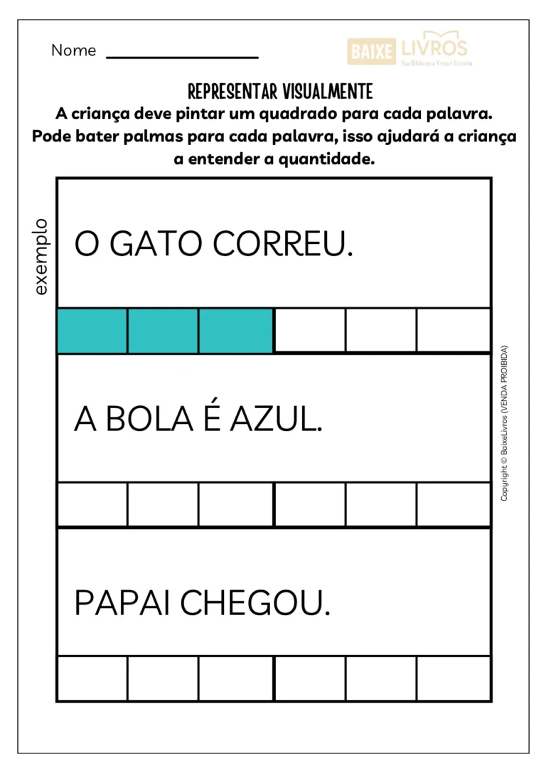 Atividades sobre consciência fonológica para alfabetização — p3 | Ensino Já atividades para educação infantil (ensinoja.com)