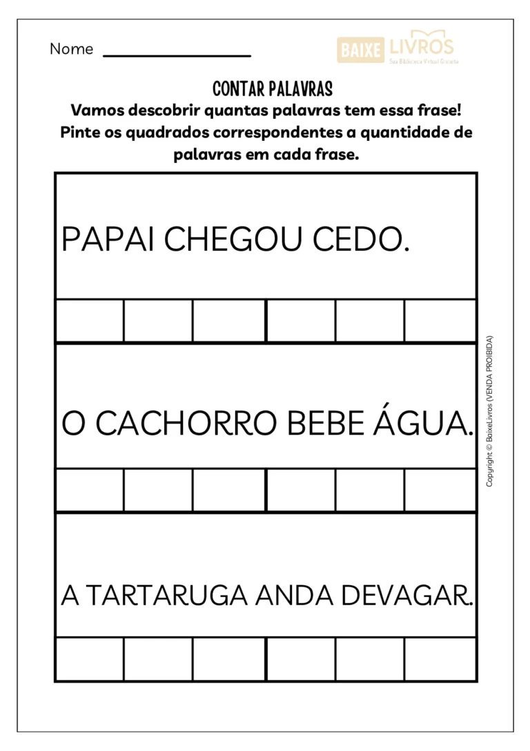 Atividades sobre consciência fonológica para alfabetização — p6 | Ensino Já atividades para educação infantil (ensinoja.com)