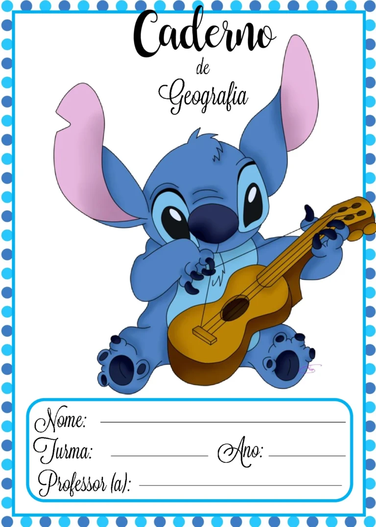 Capas de caderno Lilo e Stitch para imprimir – PDF — p5 | Ensino Já atividades para educação infantil (ensinoja.com)