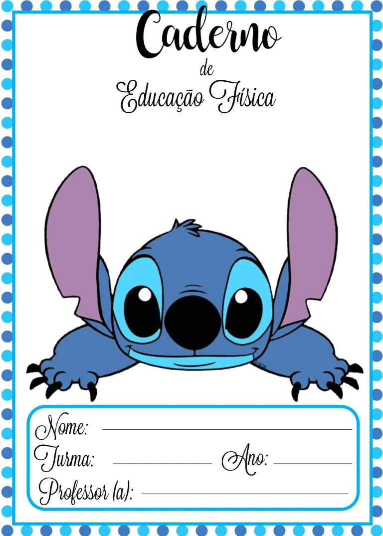 Capas de caderno Lilo e Stitch para imprimir – PDF — p8 | Ensino Já atividades para educação infantil (ensinoja.com)