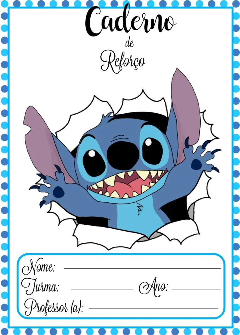 Capas de caderno Lilo e Stitch para imprimir – PDF — p11 | Ensino Já atividades para educação infantil (ensinoja.com)