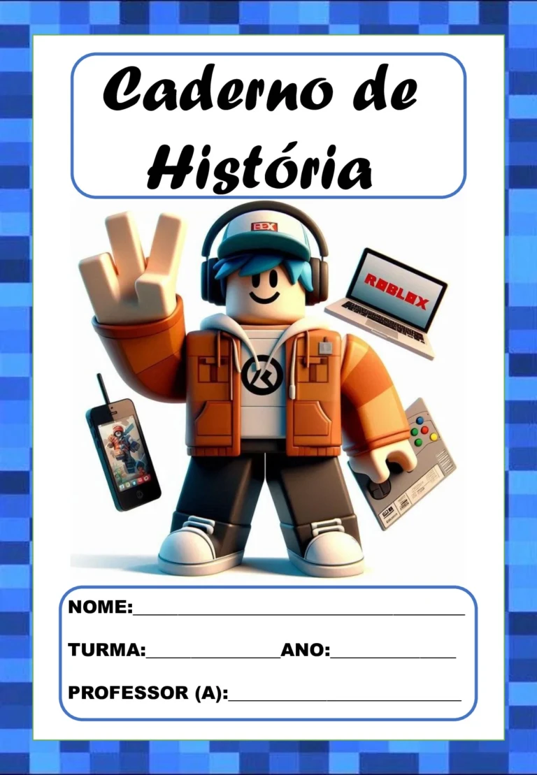 Capas de caderno Roblox para imprimir em PDF (18 modelos) — p4 | Ensino Já atividades para educação infantil (ensinoja.com)