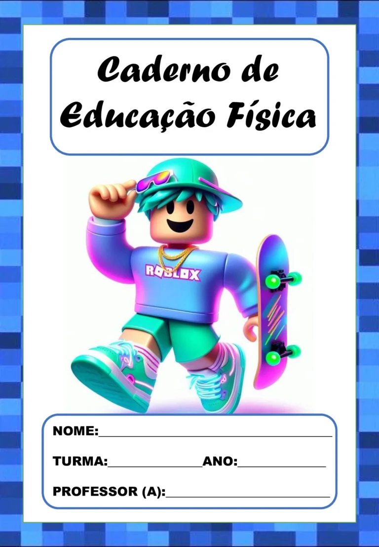 Capas de caderno Roblox para imprimir em PDF (18 modelos) — p10 | Ensino Já atividades para educação infantil (ensinoja.com)