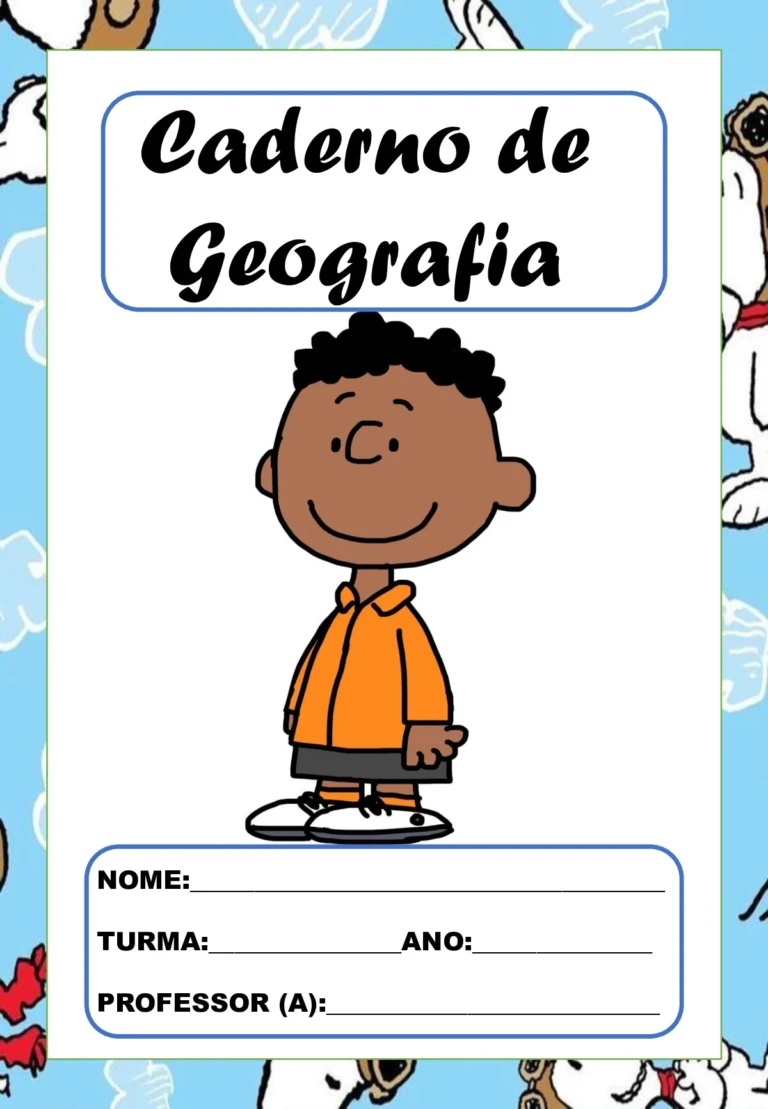 Capas de caderno Snoopy em PDF para imprimir — p5 | Ensino Já atividades para educação infantil (ensinoja.com)