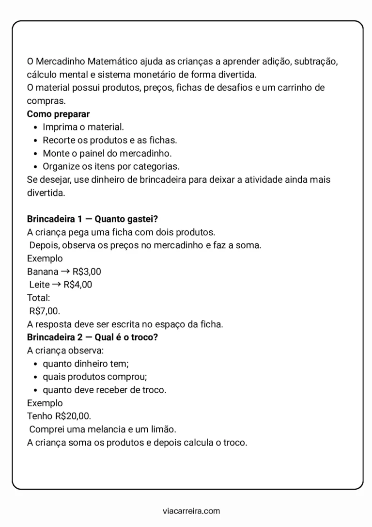 Atividades de Matemática para o 1° e 2° ano em PDF — p1 | Ensino Já atividades para educação infantil (ensinoja.com)