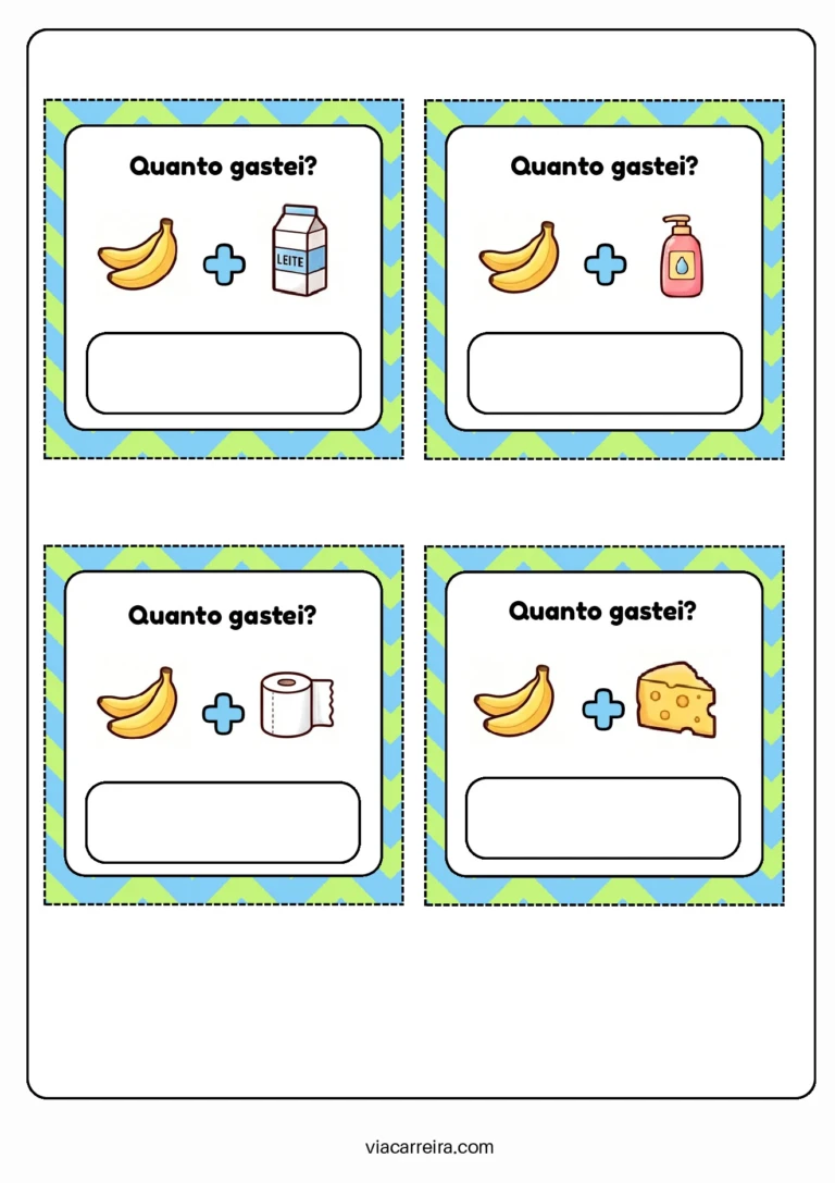 Atividades de Matemática para o 1° e 2° ano em PDF — p19 | Ensino Já atividades para educação infantil (ensinoja.com)