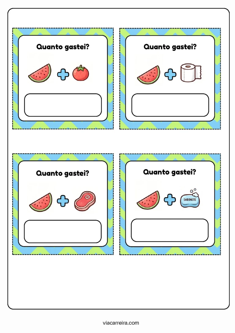 Atividades de Matemática para o 1° e 2° ano em PDF — p22 | Ensino Já atividades para educação infantil (ensinoja.com)