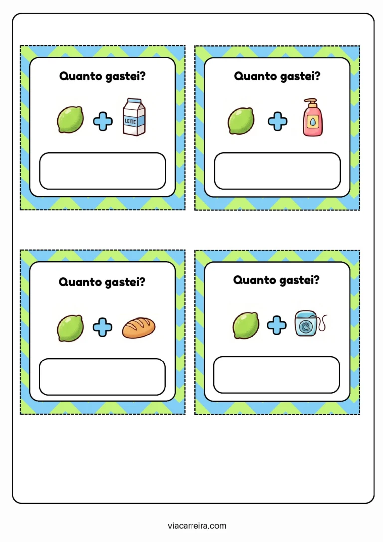 Atividades de Matemática para o 1° e 2° ano em PDF — p23 | Ensino Já atividades para educação infantil (ensinoja.com)