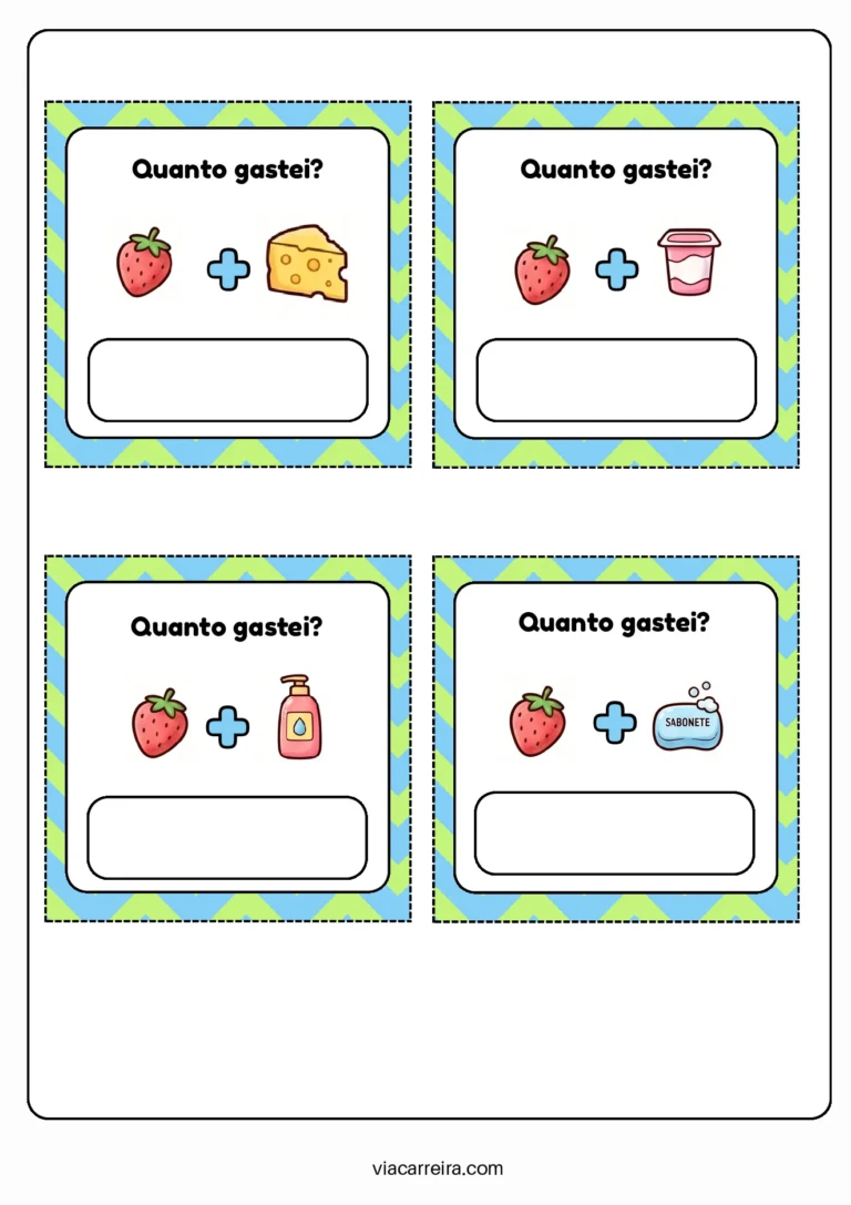 Atividades de Matemática para o 1° e 2° ano em PDF — p24 | Ensino Já atividades para educação infantil (ensinoja.com)