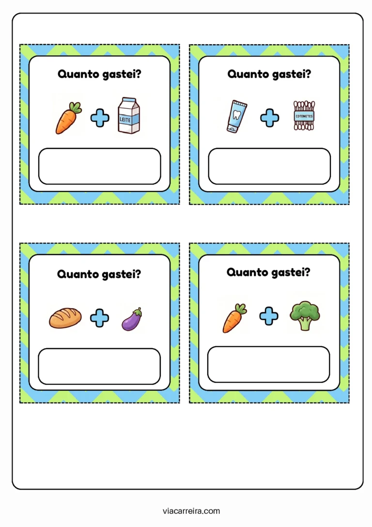 Atividades de Matemática para o 1° e 2° ano em PDF — p25 | Ensino Já atividades para educação infantil (ensinoja.com)