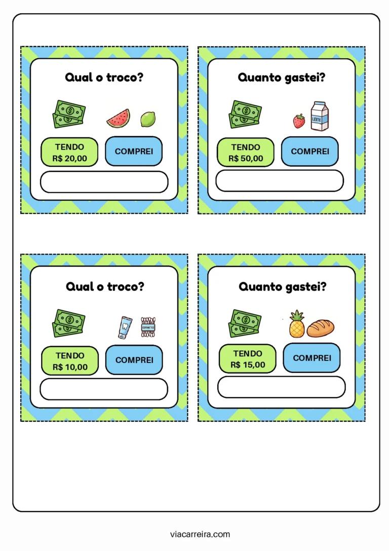 Atividades de Matemática para o 1° e 2° ano em PDF — p27 | Ensino Já atividades para educação infantil (ensinoja.com)