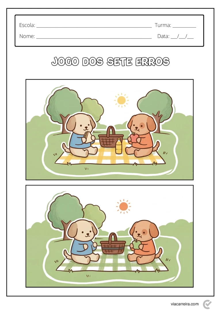 Atividades jogo dos 7 erros para educação infantil em PDF — p2 | Ensino Já atividades para educação infantil (ensinoja.com)